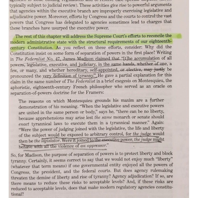 Administrative Law Cases and Materials Seventh Edition Hardcover Textbook gallery
