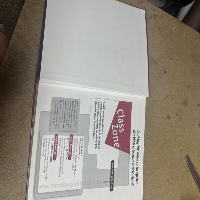 Mcdougal Littell Ser.: Algebra 1 by Ron Larson, Lee Stiff, Laurie Boswell and... gallery