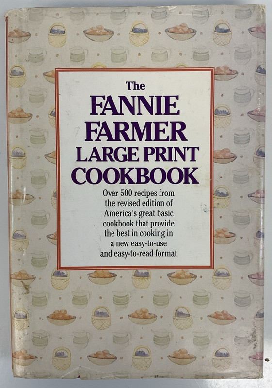 The Fannie Farmer Large Print Cookbook (G K Hall Large Print Book Series)