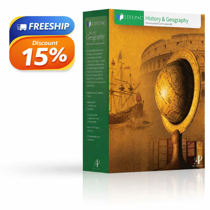 10th Grade History & Geography Homeschool Curriculum Set