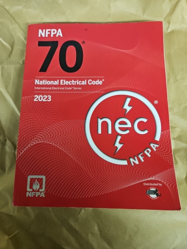 NFPA NEC 70 National Electrical Code 2023 Edition Paperback