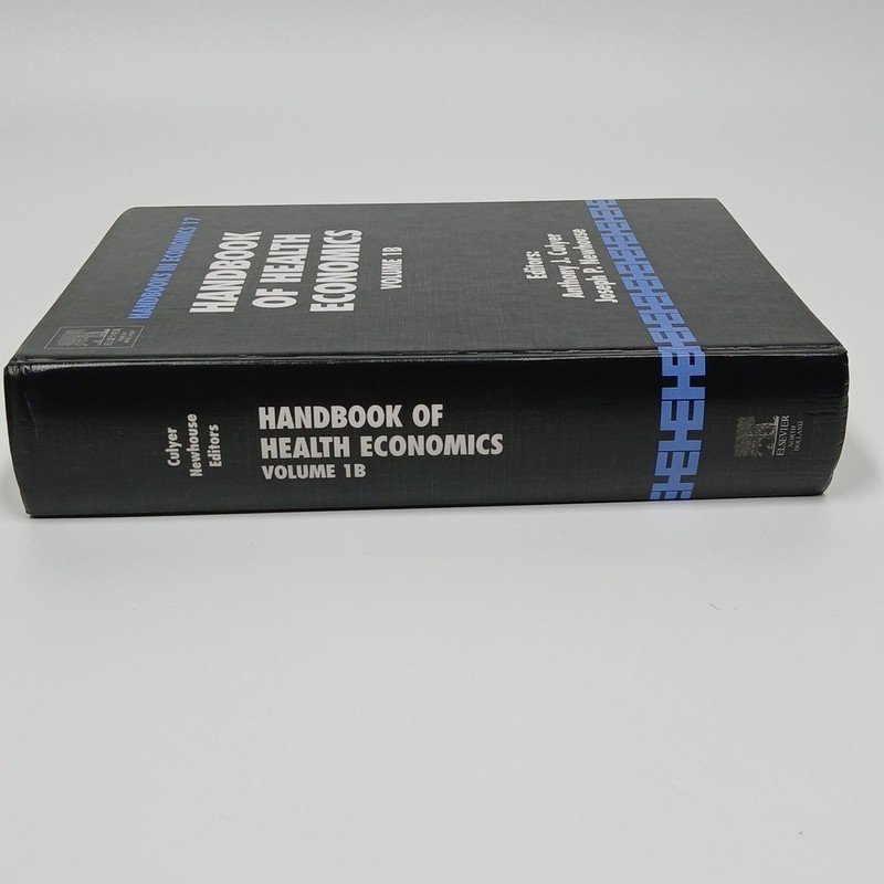 Handbook of Health Economics Vol. 1B Hardback Culyer & Newhouse nice condition gallery