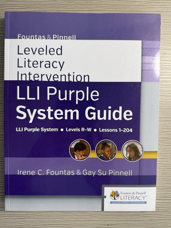 Fountas & Pinnell LLI Purple System Box 1 Teacher Materials Spiral Bound Set gallery