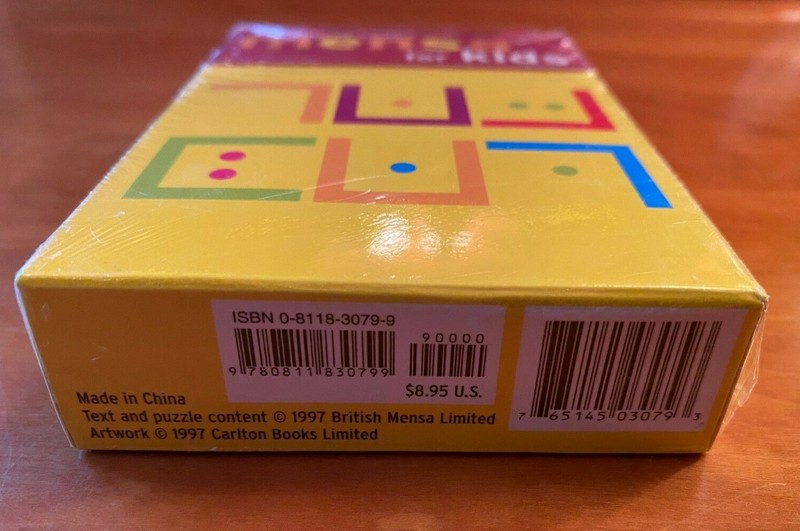Mensa for Kids 75 SECRET CODES ('97) Brand New, Factory-sealed, Ships Free RARE gallery