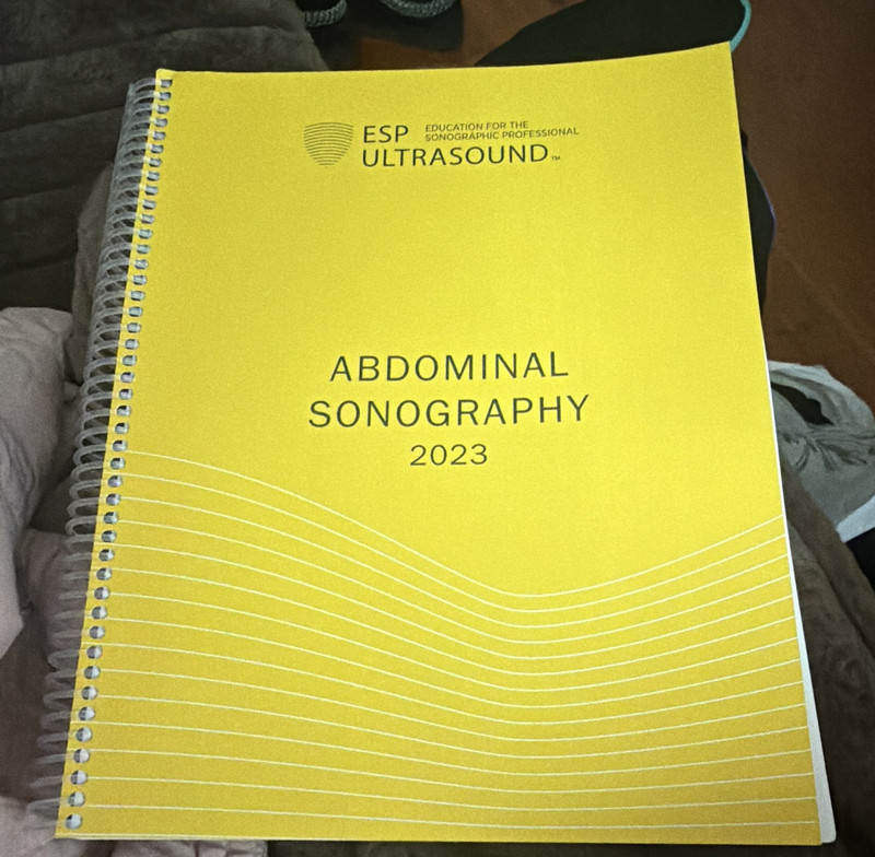 ESP Ultrasound Abdominal Sonography 2023 Ring/Wire Bound Bernhardt