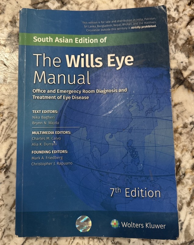 The Wills Eye Manual by Bagheri and Wajda 7th Edition