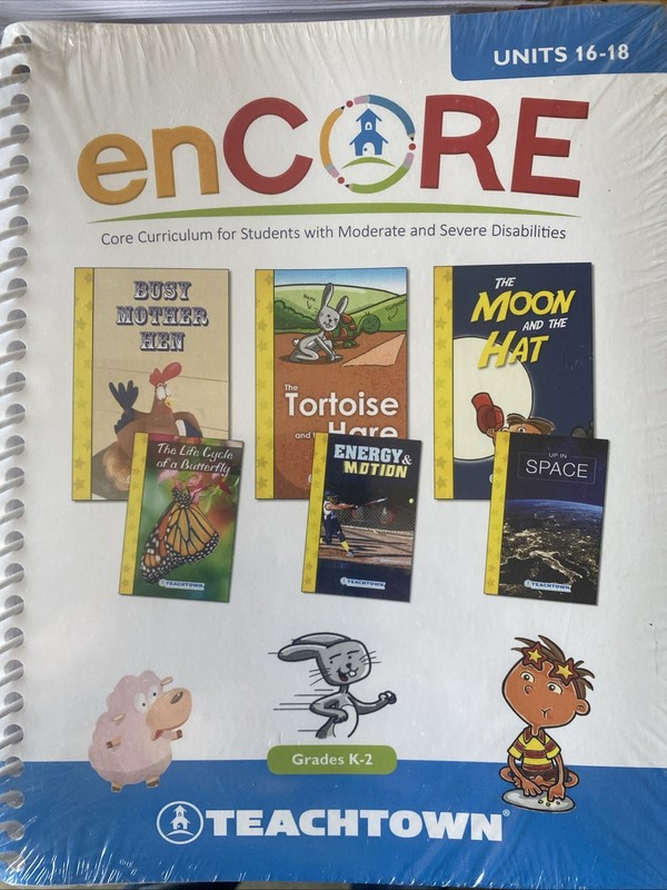 K-2 16-18 Teachtown enCORE Teacher Guide, Student Workbook & Assessment Manual
