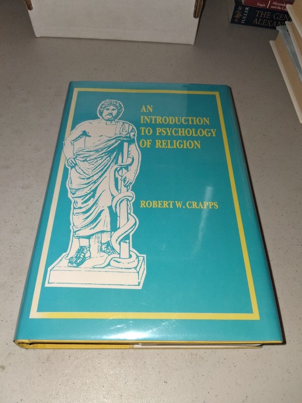 Introduction to Psychology of Religion – HC w/DJ Robert W Crapps