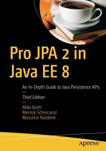 PRO JPA 2 IN JAVA EE 8: AN IN-DEPTH GUIDE TO JAVA By Mike Keith & Merrick