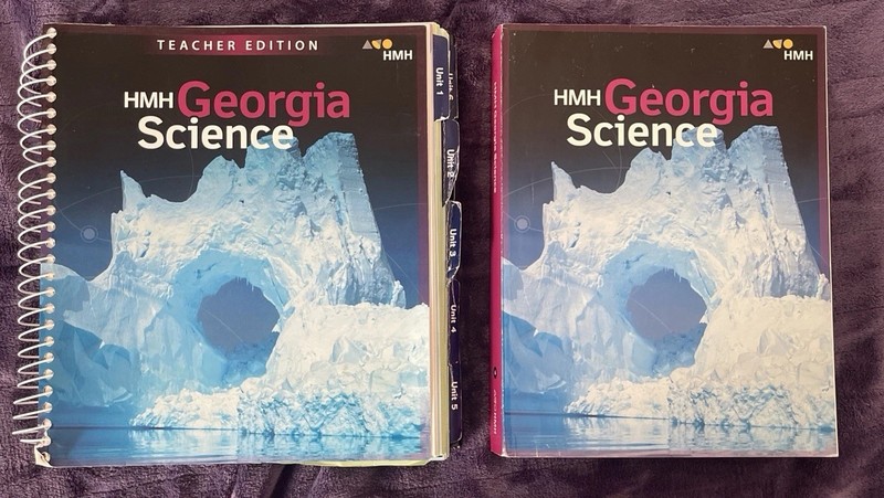 HMH GA. Science Grade 6 Teacher Ed. + Student Textbk Set Homeschool Curriculum
