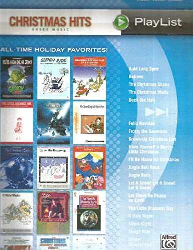 Christmas Hits: Sheet Music – Paperback, by Hal Leonard Corp. – Very Good c