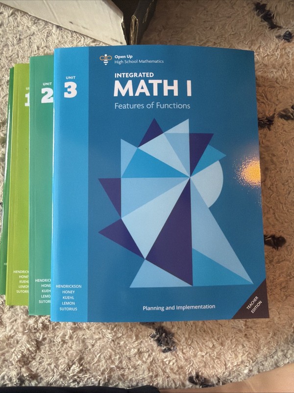 Open Up High School Mathematics Integrated Math 1 Teacher Edition COMPLETE gallery