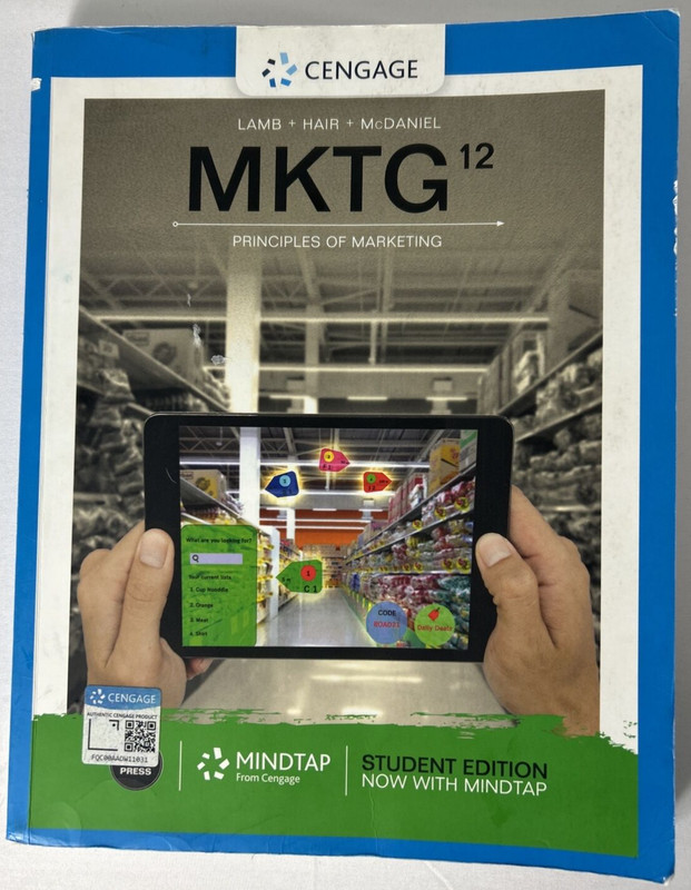 MKTG 12 by Joe F. Hair, Charles W. Lamb and Carl McDaniel 2020