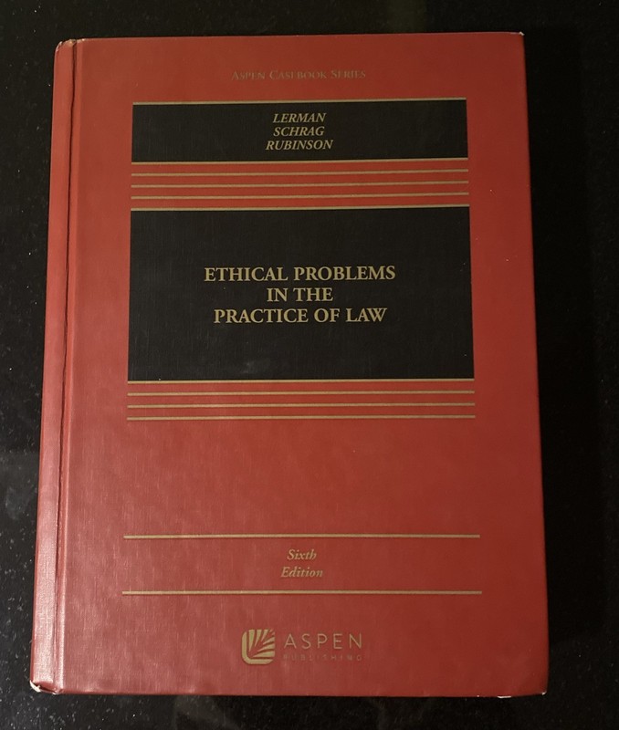 Ethical Problems in the Practice of Law 6th edition