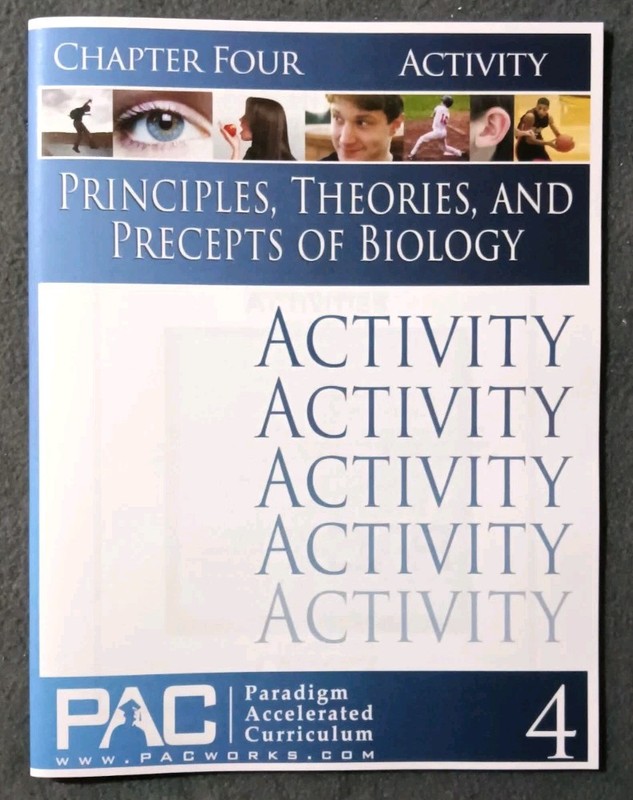 PAC – Principles, Theories and Precepts of Biology – Chapter 4 Activity **NEW**