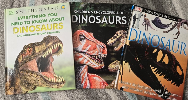 Lot Of Educational Encyclopedia Eyewitness DK Smithsonian Dinosaurs Books
