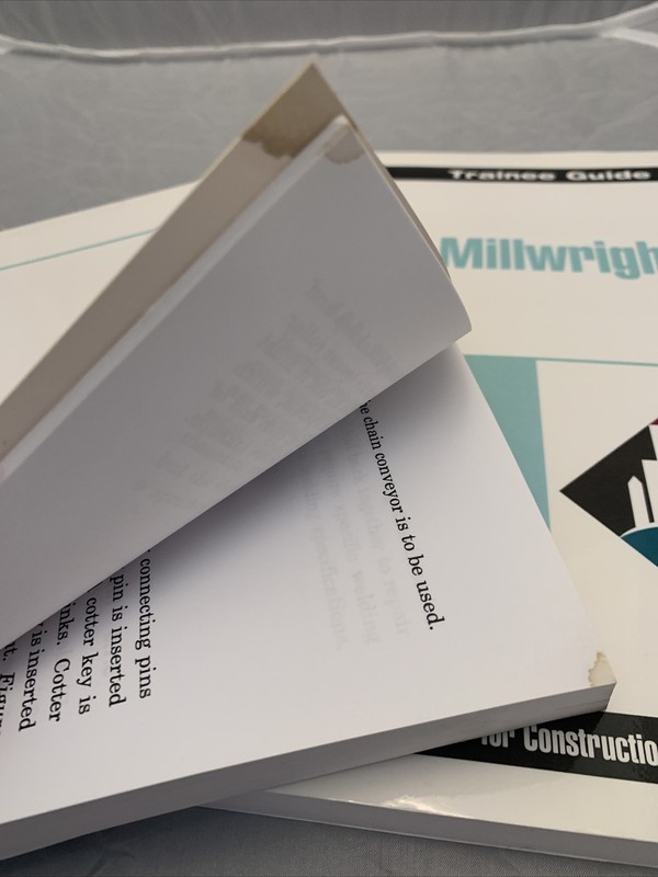 MILLWRIGHT LEVEL 4 And 5 TRAINEE GUIDE, By Nccer --1998 update gallery