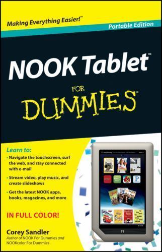 NOOK Tablet For Dummies by Corey Sandler