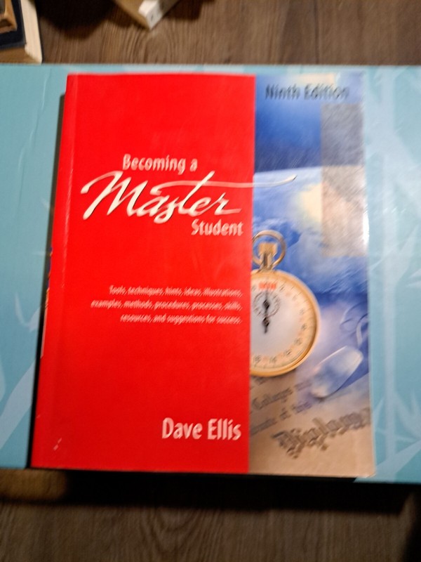 Becoming a Master Student by David B. Ellis (1999, Book, Other)