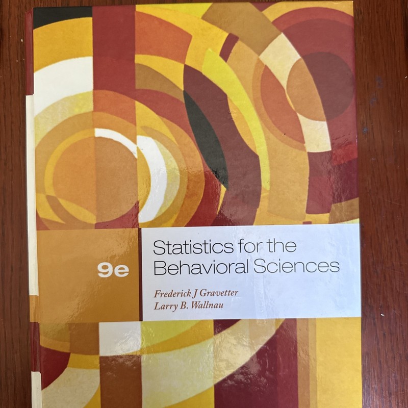 Psy 200 (300) Quantitative Methods in Psychology Ser.: Statistics for the…