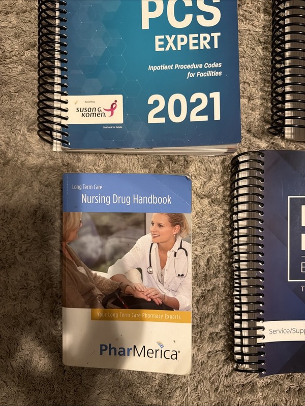 Lot Of Medical Books CPT2021 ICD-10 2021 HCPCS Level II Nursing Drug Handbook gallery