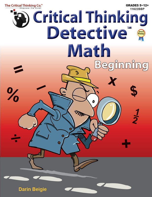 Critical Thinking Detective Math Beginning – Fun Mystery Cases (Grades 5+)