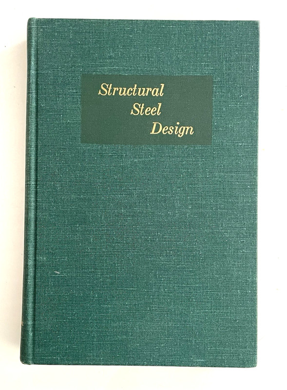 STRUCTURAL STEEL DESIGN Textbook Hardcover McCormac CPR 1968 HC VTG