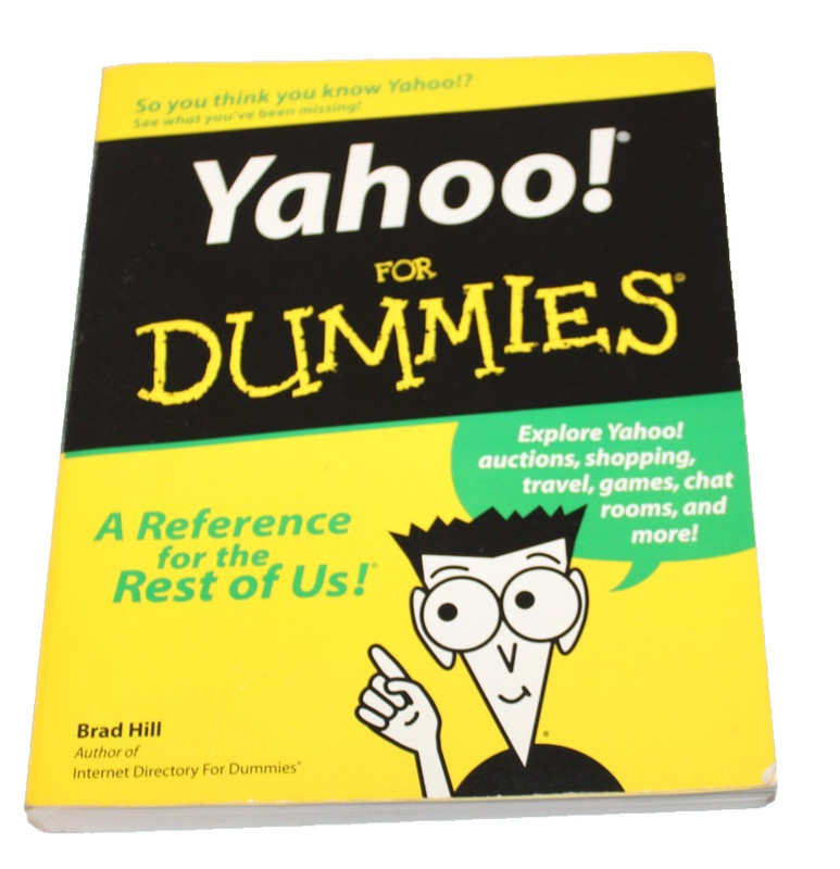 Yahoo! For Dummies Brad Hill 1999 Explore Auctions Shopping Games Chat Rooms
