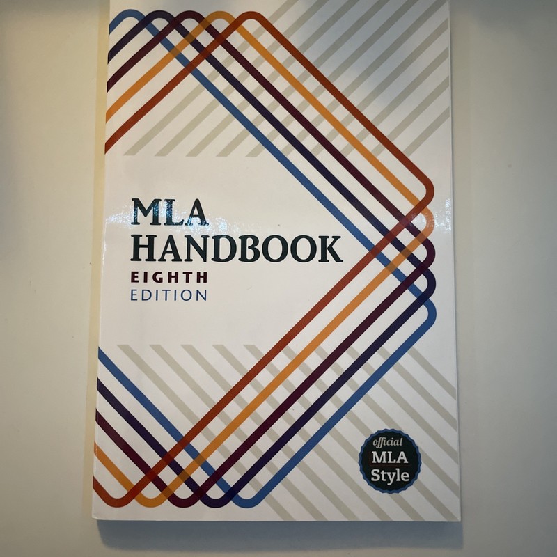 MLA Handbook 8th Edition Large Print, Writing Structure Reference Book,