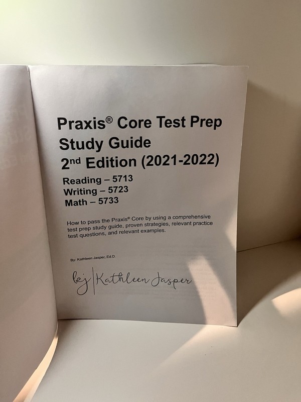 Praxis Core Test Prep Study Guide 2nd Edition (2021-2022) By Kathleen Jasper gallery