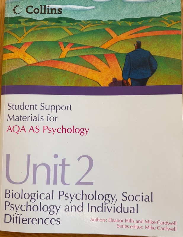 Student Support Materials for Psychology - AQA AS Psychology AS Unit 2