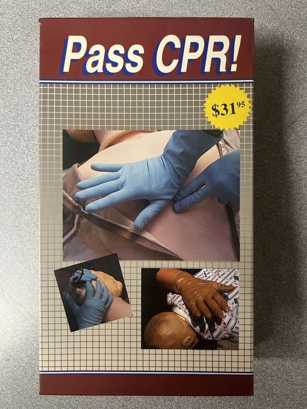 Pass CPR! VHS with Booklet Mosby American CPR Safety Video 1993 New Rare