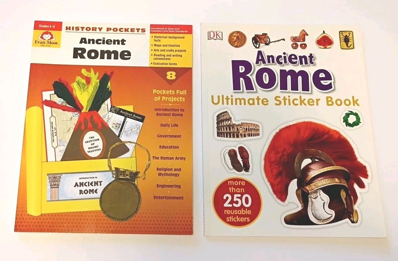 History Pockets: Ancient Rome Evan Moore Grade 4-6 DK Ancient Rome Sticker Book
