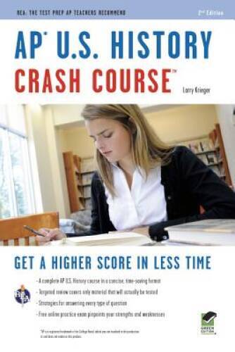 AP U.S. History Crash Course (REA: The Test Prep AP Teacher – VERY GOOD