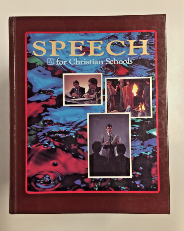 Speech for Christian Schools Book Student Textbook Bob Jones BJU Press
