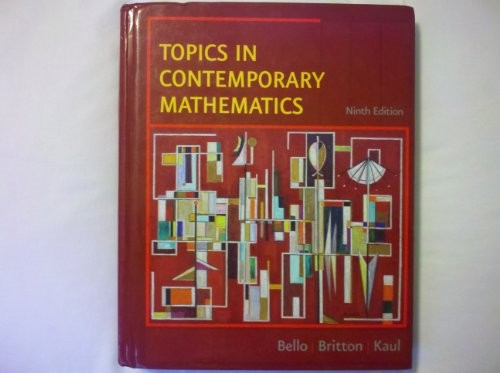 Topics in Contemporary Mathema - VERY GOOD