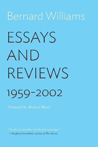 Bernard Williams Essays and Reviews (Paperback)
