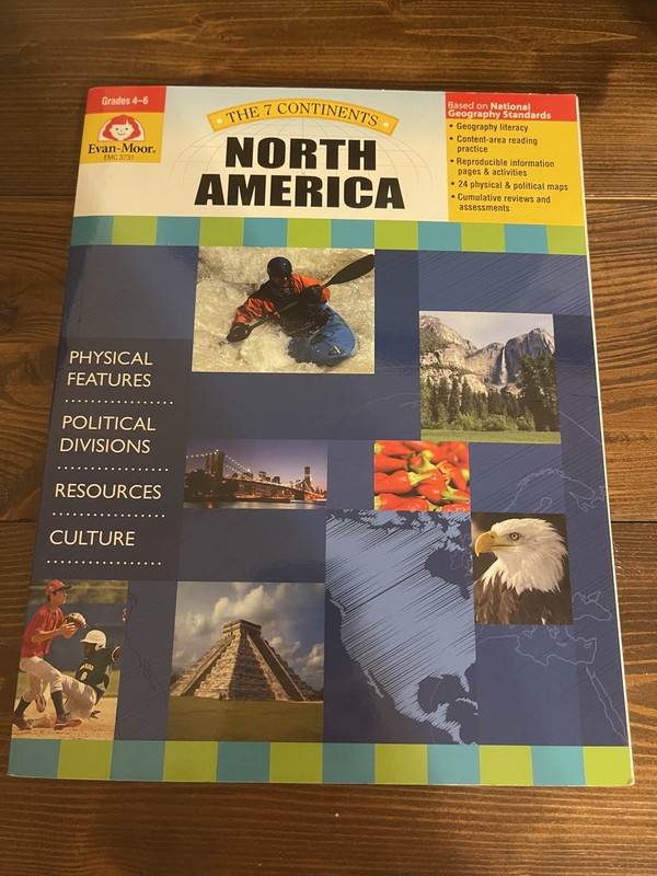7 Continents: North America, Grade 4 – 6 – Teacher Resource: New
