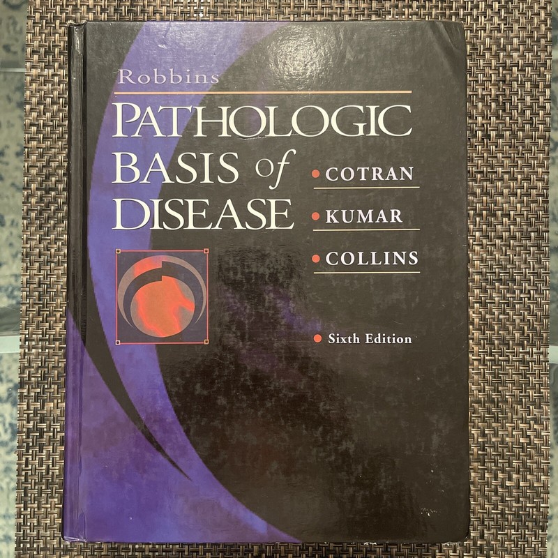 Vintage Robbins Pathologic Basis of Disease Medical Textbook 6th Edition