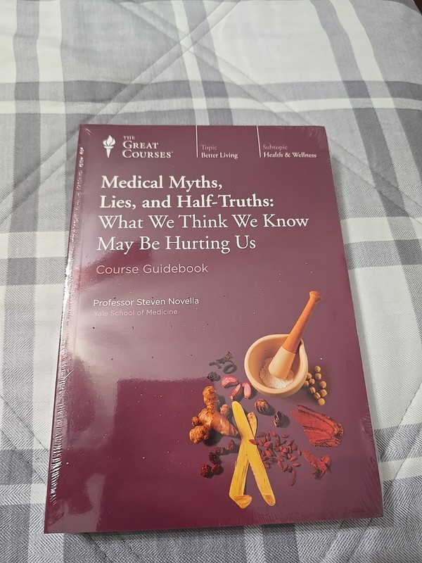 The Great Courses: Medical Myths, Lies, Half Truths Guidebook DVDs New Sealed