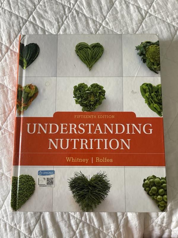 Understanding Nutrition by Ellie Whitney and Sharon Rolfes (2018, Hardcover)