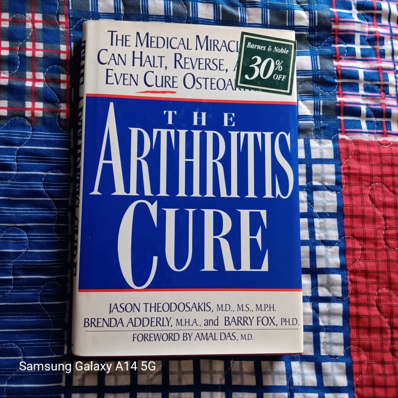 The Arthritis Cure Jason Theodosakis 1997 Hardcover Osteoarthritis First Ed