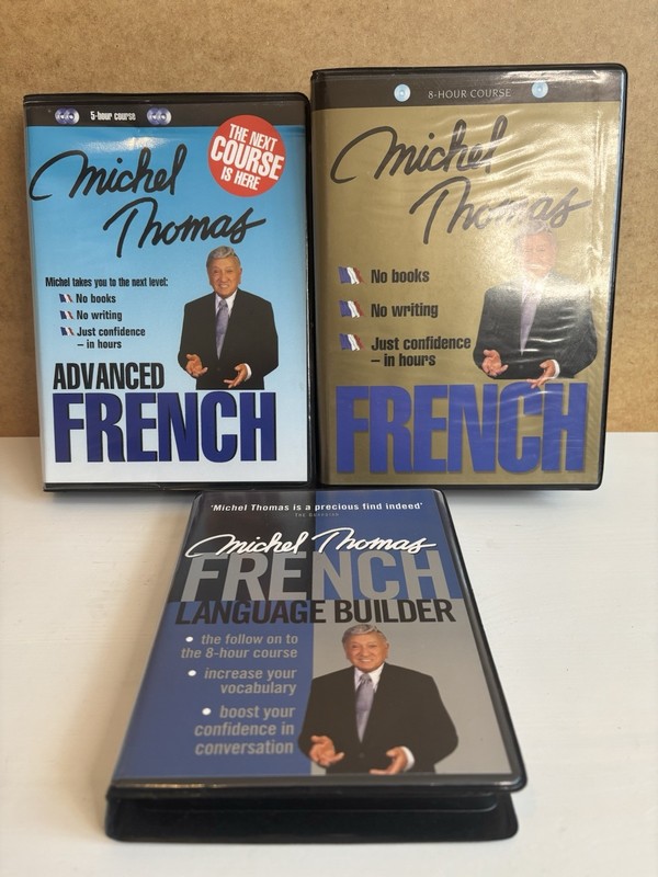 Michel Thomas French Foundation Language Course 10 CDs Bundle Course Guides VGC