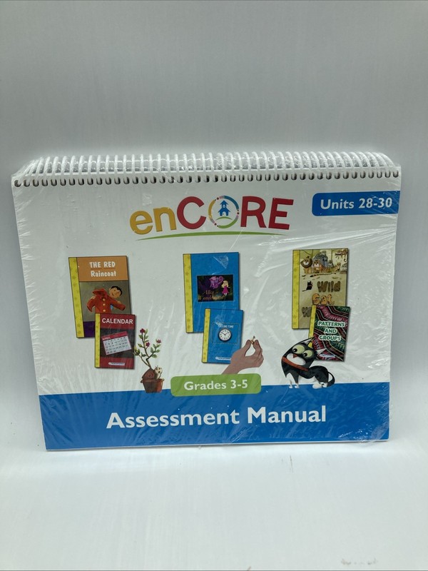 Encore Units 28-30 Grades 3-5 Assessment Manual Teachtown