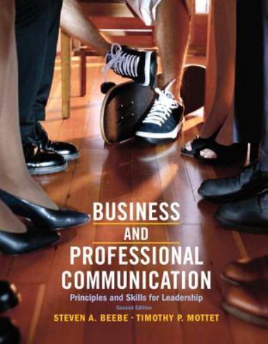 Business & Professional Communication: Principl- paperback, Beebe, 9780205028993