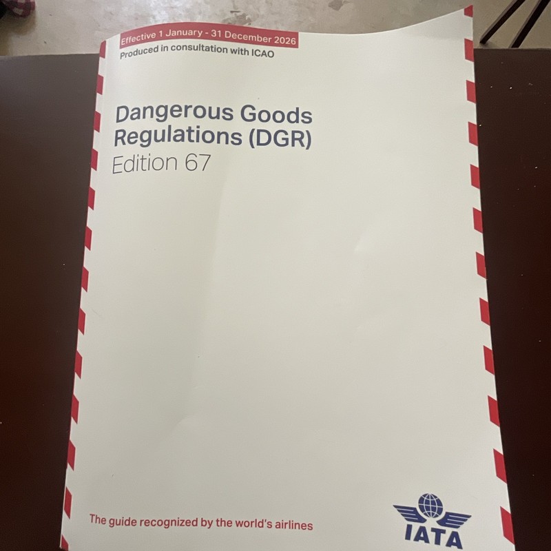 IATA Dangerous Goods Regulations (DGR) Edition 67 2026 Paperback English