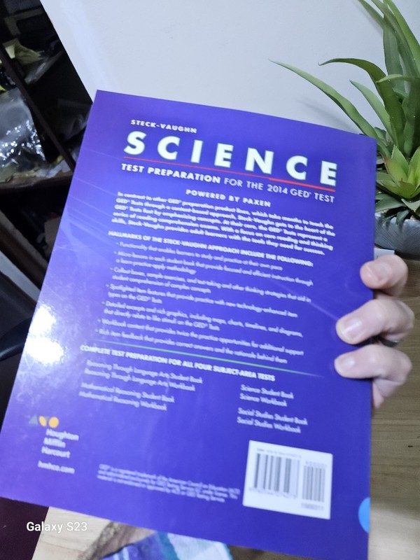 Steck-Vaughn Science: Test Preparation for the 2014 GED Test - UNUSED STUDENT gallery