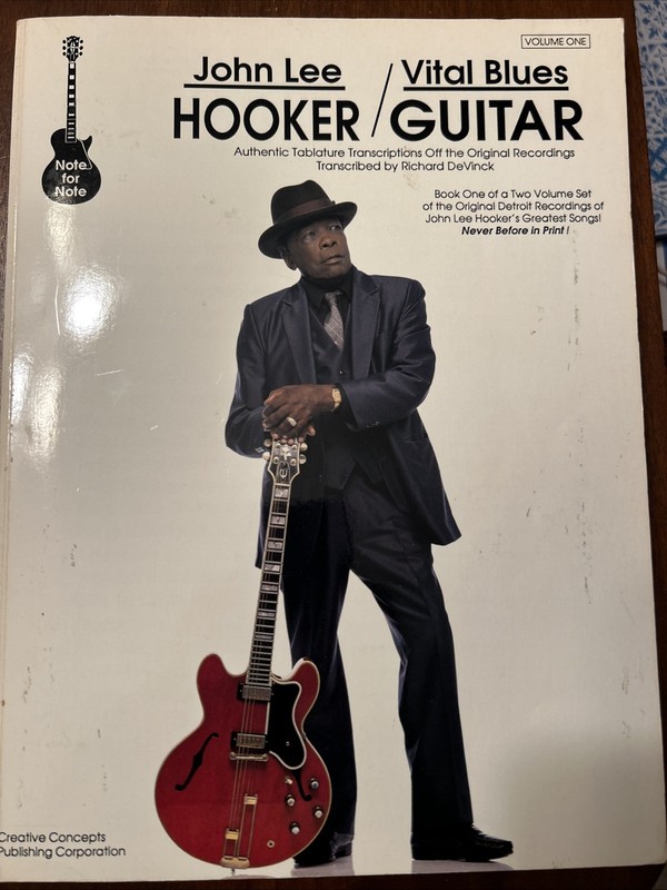 JOHN LEE HOOKER; VITAL BLUES GUITAR, VOLUME 1 By John Lee; Richard Devinck