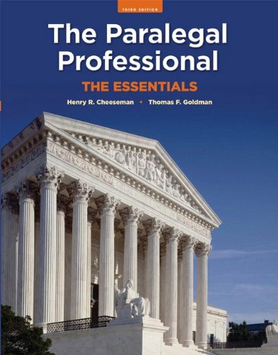 Paralegal Professional by Thomas F. Goldman