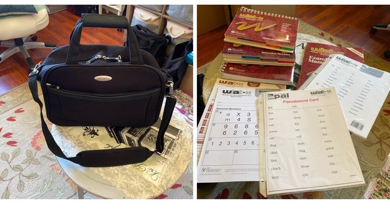 WIAT-II Wechsler Individual Achievement Test-2 Psychologist Assessment Kit+Bag
